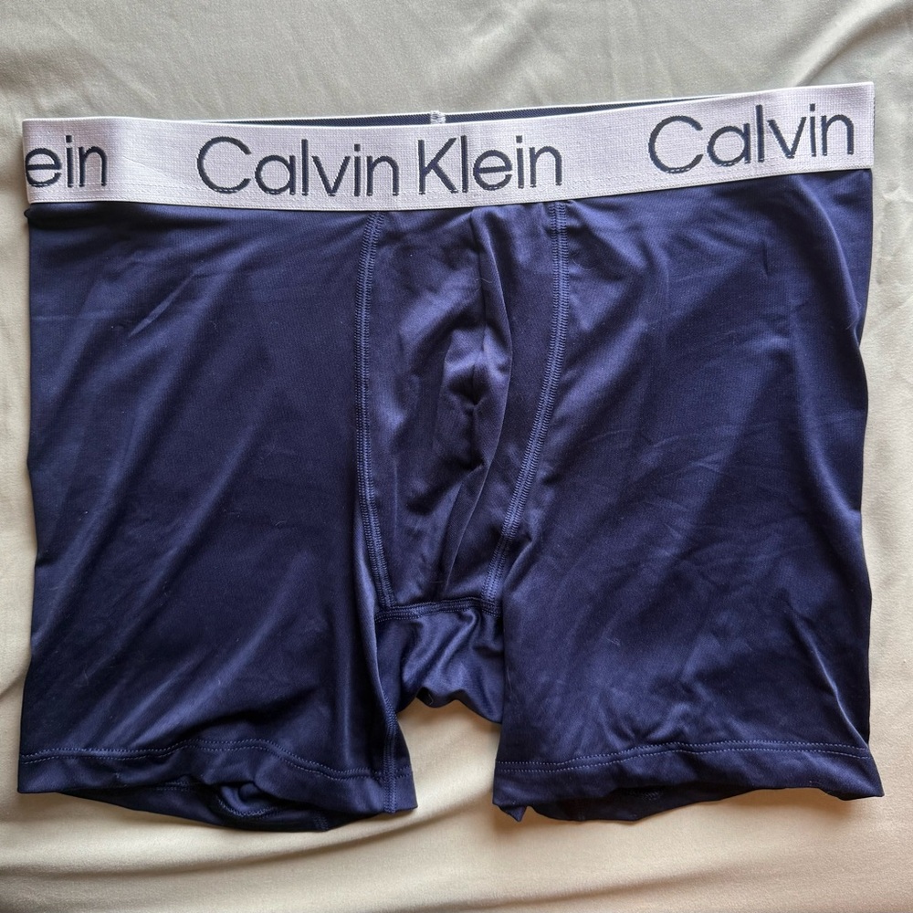 Calvin Klein Men's Deep Blue Boxer Briefs